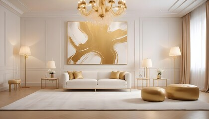 Photo interior modern design room 3d illustration