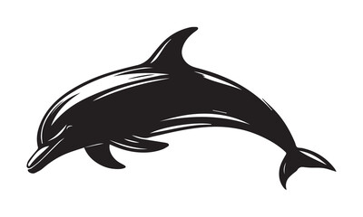 Dolphin silhouette