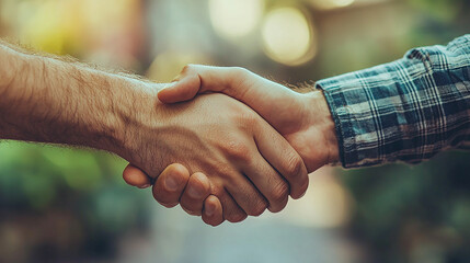 Shaking hands.
Generative AI