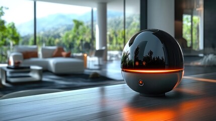 Sophisticated tech security gadget designed for optimal protection