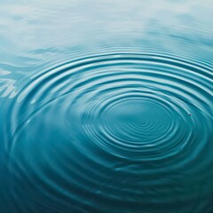 Obraz premium water ripple background view from above