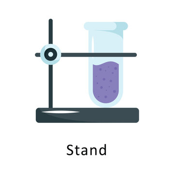 Stand Vector Flat Icon Design illustration Symbol on White background EPS 10 File 