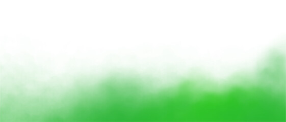 Realistic green fog and red smoke in slow motion, atmospheric misty effect, floating fume rising up, PNG transparency
