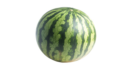 Watermelon isolated on a white background with full depth of field, vivid colors