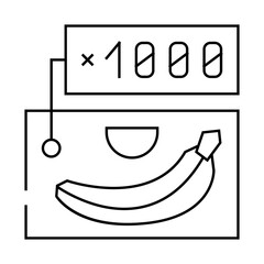 products wholesale line icon vector. products wholesale sign. isolated contour symbol black illustration