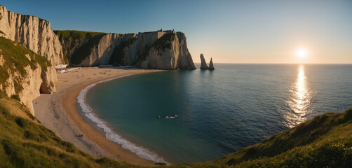 The Natural Beauty of Étretat France's Coastal Gem.