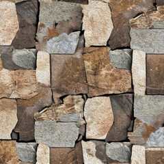 Fototapeta premium Natural stone pattern. Oil painting. Pattern for covers, for printing on wall decorations and leaflets. Generated by Ai
