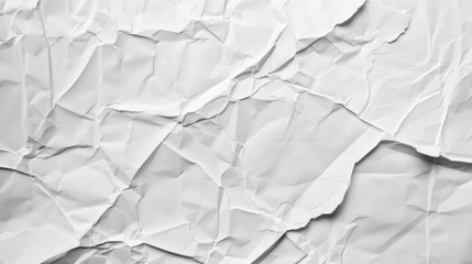 Obraz premium white paper wrinkled texture minimal background