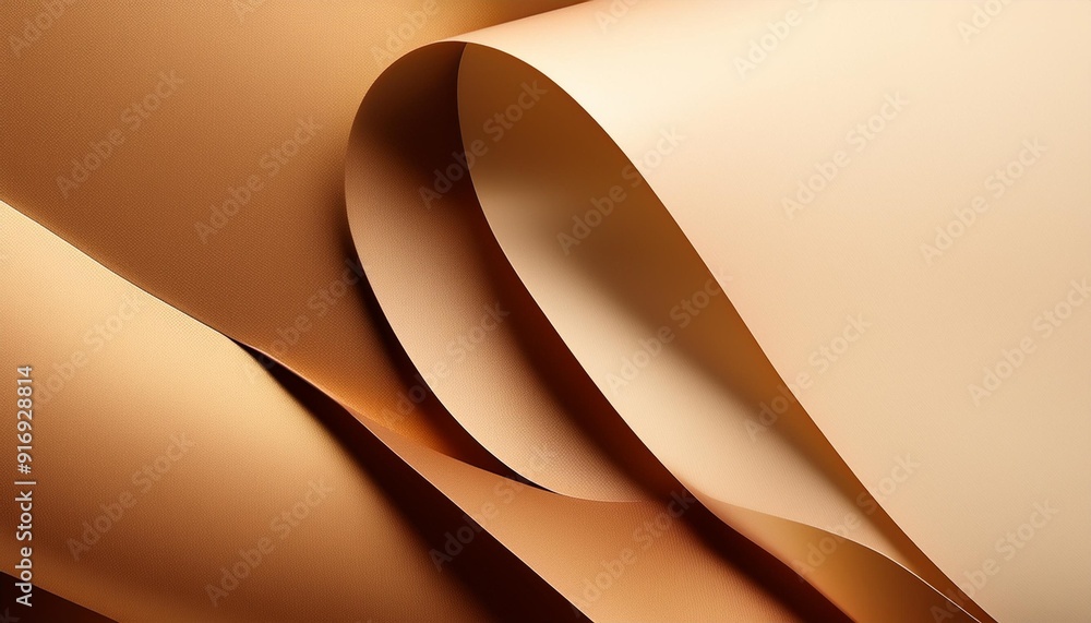 Wall mural abstract brown background with paper