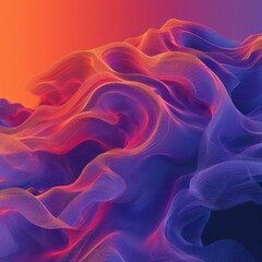 generative abstract illustration with amazing colors and modern aesthetics