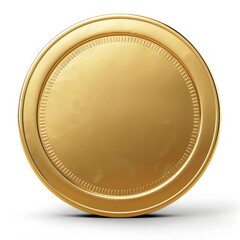 gold coin isolated on a white background