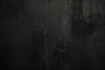 Obraz premium Fondo nero del muro di pietra di cemento strutturato di lerciume nero scuro