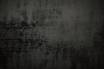 Obraz premium Fondo nero del muro di pietra di cemento strutturato di lerciume nero scuro