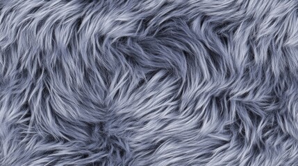 A detailed close-up showcases a dark grey shaggy wool texture, perfect for fashion concepts and material design SEAMLESS PATTERN