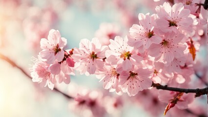 Obraz premium Cherry blossoms in spring.