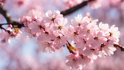 Obraz premium Cherry blossoms in spring.