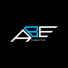 ABE logo design, ABE simple and modern logo. ABE luxurious alphabet design
