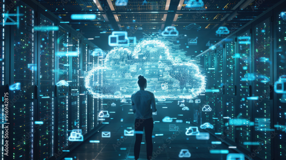 Poster person encrypting files before uploading to the cloud