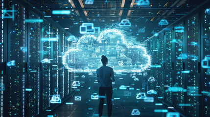 Person encrypting files before uploading to the cloud