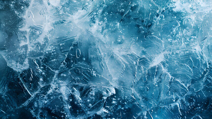 Obraz premium Ice texture with background illustration