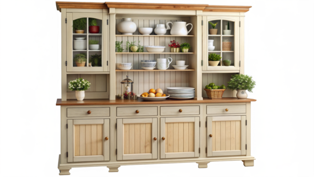 Country Cottage Hutch on a transparent background.