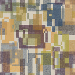 Geometric texture multicolored abstract seamless pattern.
