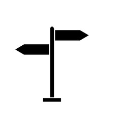 Signpost Icon vector design symbol illustration