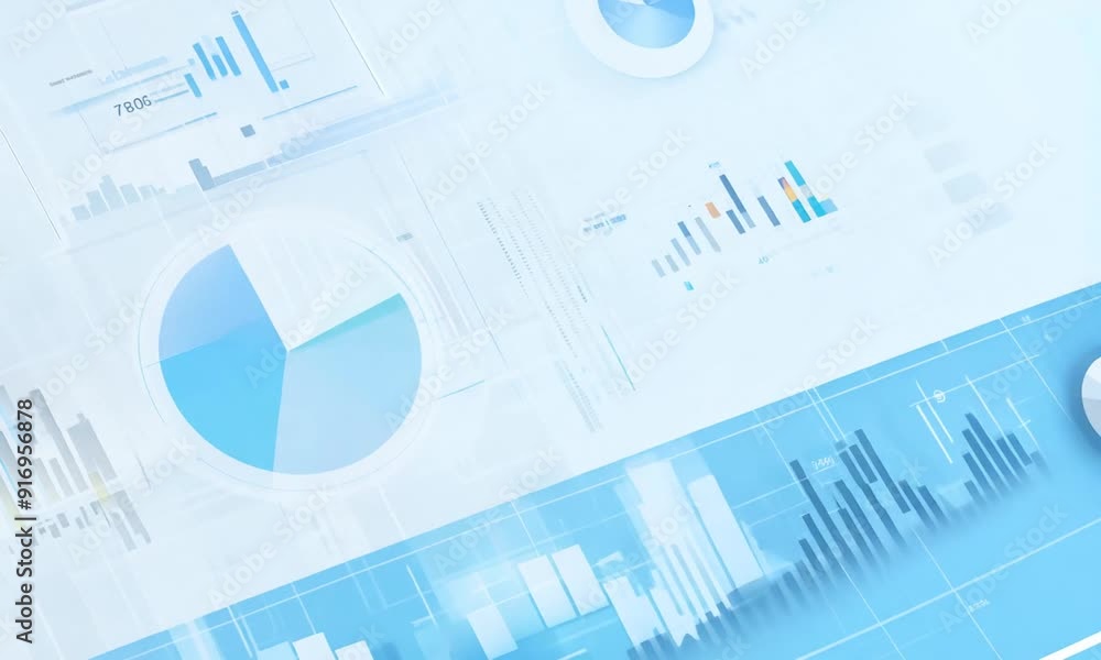 Poster data visualization: financial analytics and insights