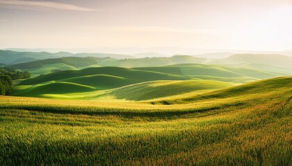 a lush field green and brown tones backgrounds outdoors nature