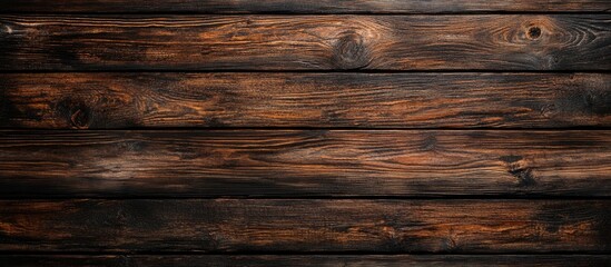 Fototapeta premium Top view of a wooden table background. with copy space image. Place for adding text or design