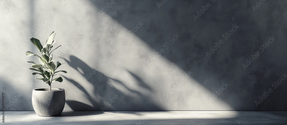 Aufkleber Grey textured wall with dark edges. with copy space image. Place for adding text or design