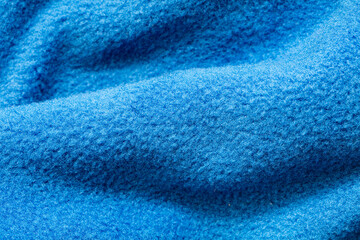 blue micro fleece textured background © Ruslan