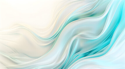 Ivory and turquoise background illustration