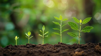 Describe the process of tree growth and development. How do trees grow from seeds into mature, functional organisms in various environments