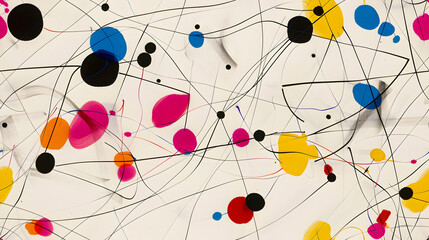 Abstrakte Zeichnung als Hintergrund, made by AI