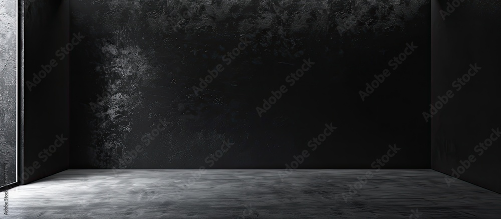 Fototapete Walls with a dark color scheme suitable for the copy space image