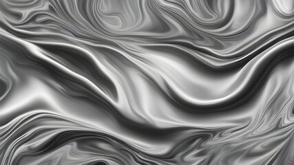 Obraz premium silver ink liquid background 