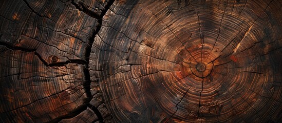 Fototapeta premium Utilize a rustic wood texture as a natural backdrop for decorative design elements within a copy space image