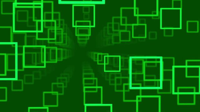 abstract flow of squares, seamless looping
