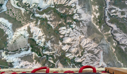 Topography of Cappadocia, Türkiye created by weathering and erosion