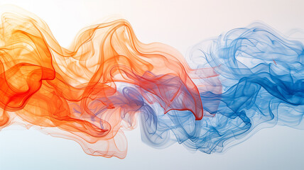 Soft colorful clouds of smoke. Abstract background smoke wallpaper