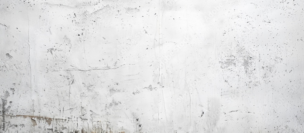 Poster white painted concrete wall background with an alternative version featuring copy space image