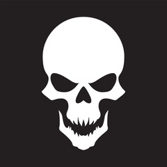 Fototapeta premium Skull Icon illustration