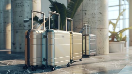 Suitcases Ready for Travel