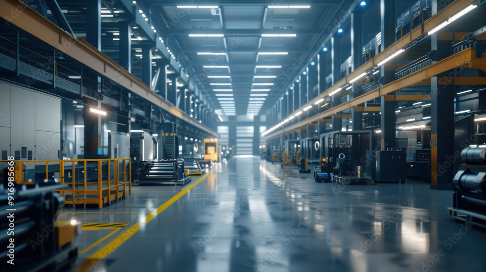Poster smart factories with real-time monitoring systems