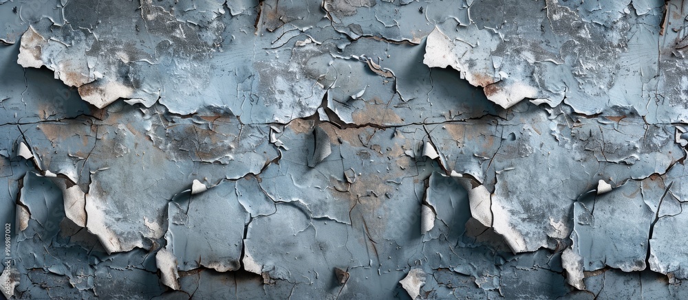 Aufkleber high resolution textures of concrete walls with cracked and peeling paint featuring a copy space ima