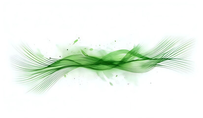 White background with abstract green color