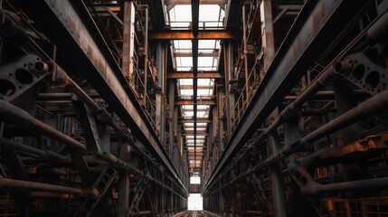 Obraz premium Industrial Steel Structure