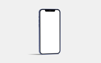 Phone mockup on a white background