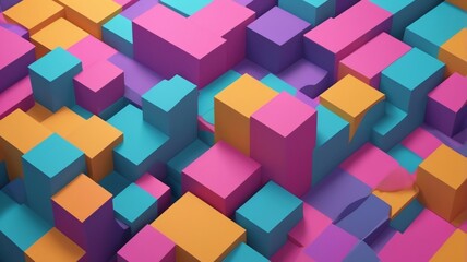 Obraz premium abstract background of cubes